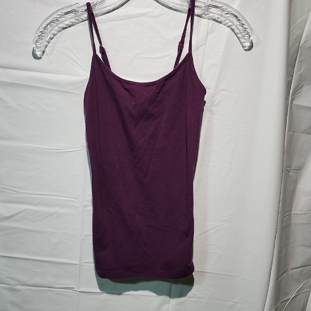 Forever 21 Women's Adjustable-Strap Camisole in Deep Plum